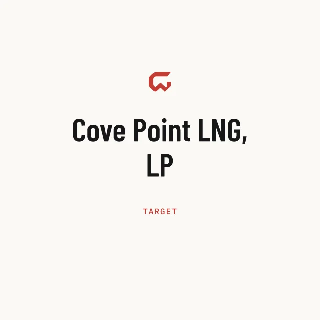 Target: Cove Point LNG, LP
