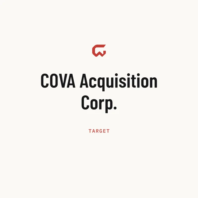 Target: COVA Acquisition Corp.