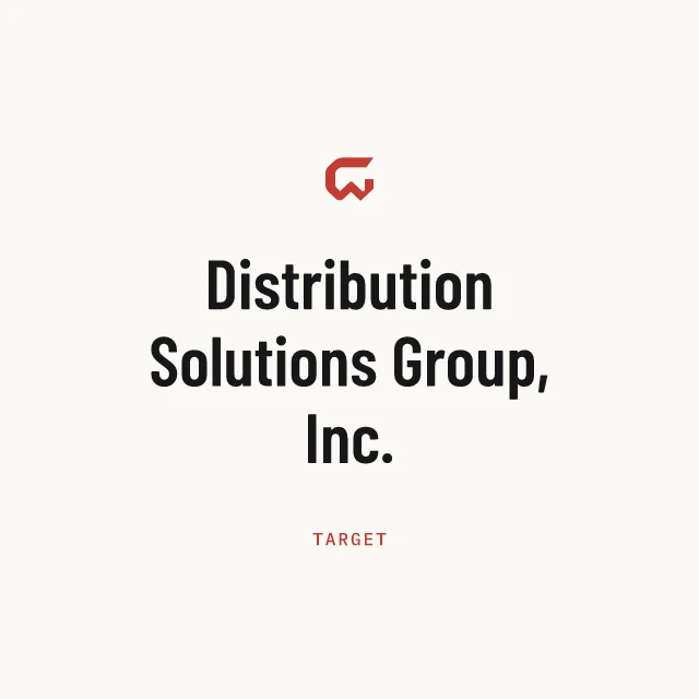 Target: Distribution Solutions Group, Inc.