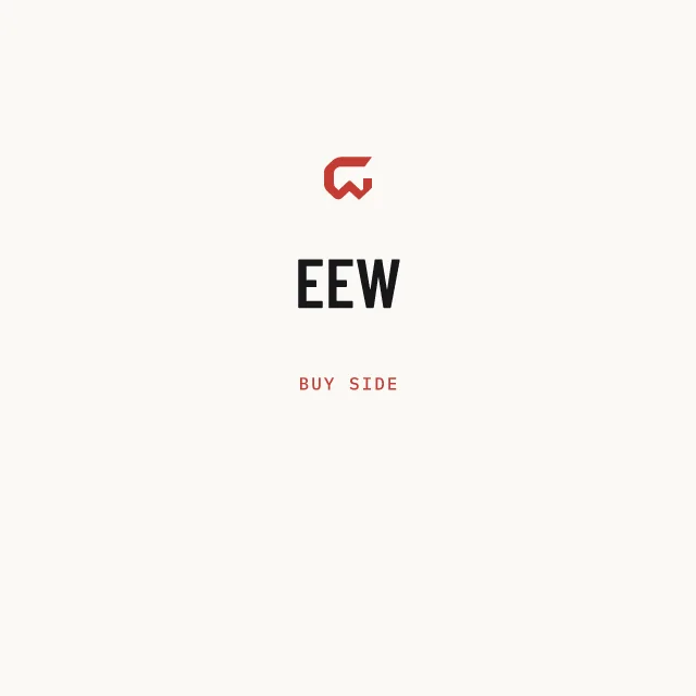 Buy side: EEW