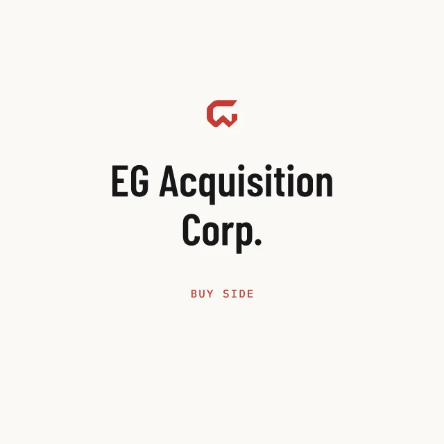 Buy side: EG Acquisition Corp.