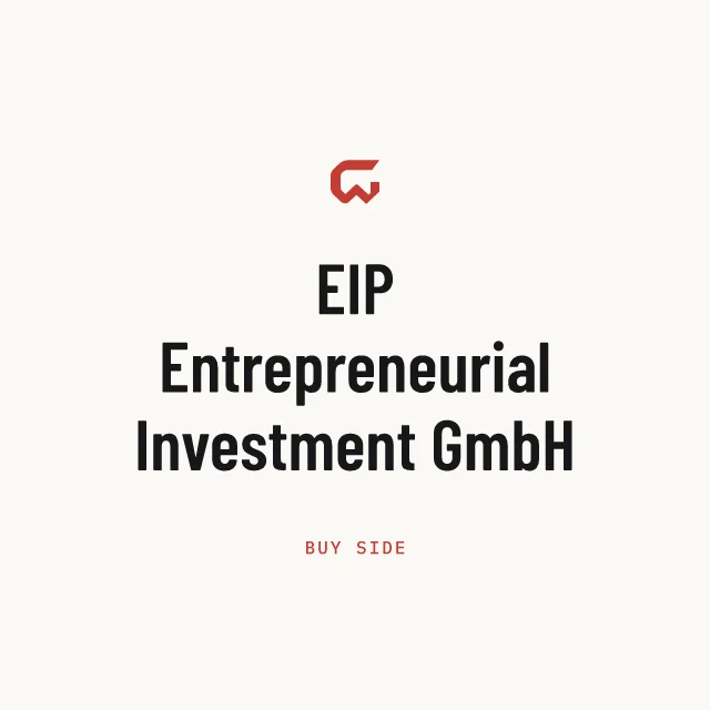 Buy side: EIP Entrepreneurial Investment GmbH