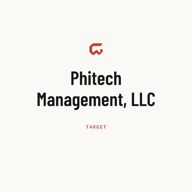 Target: Phitech Management, LLC