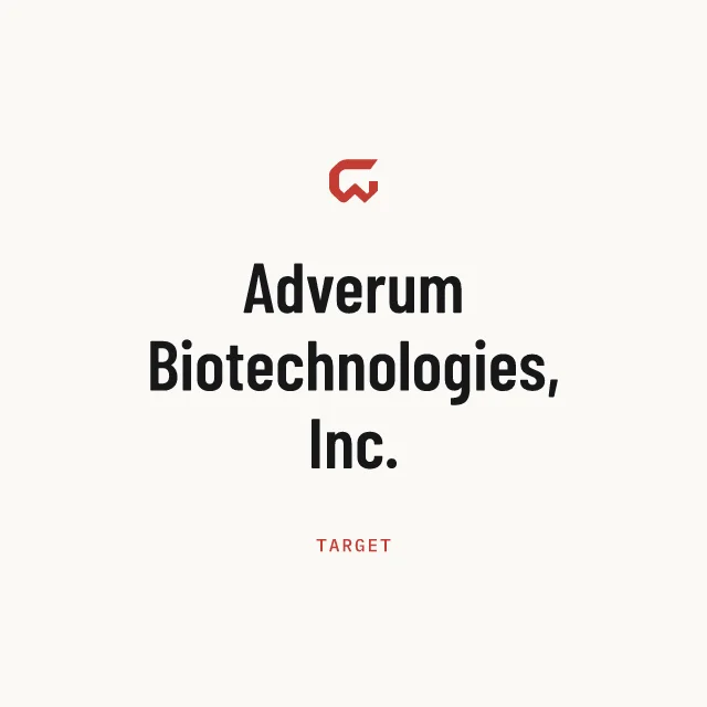 Target: Adverum Biotechnologies, Inc.
