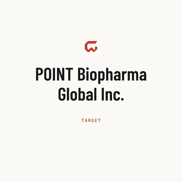 Target: POINT Biopharma Global Inc.