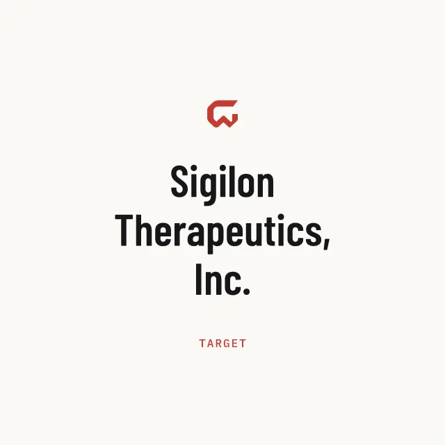 Target: Sigilon Therapeutics, Inc.