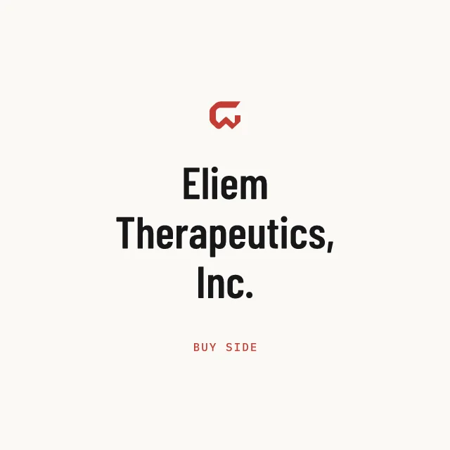 Buy side: Eliem Therapeutics, Inc.