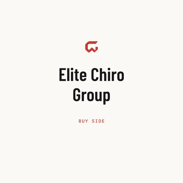 Buy side: Elite Chiro Group