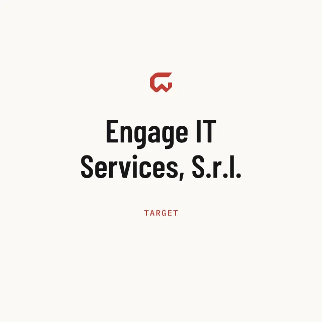 Target: Engage IT Services, S.r.l.