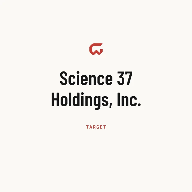 Target: Science 37 Holdings, Inc.