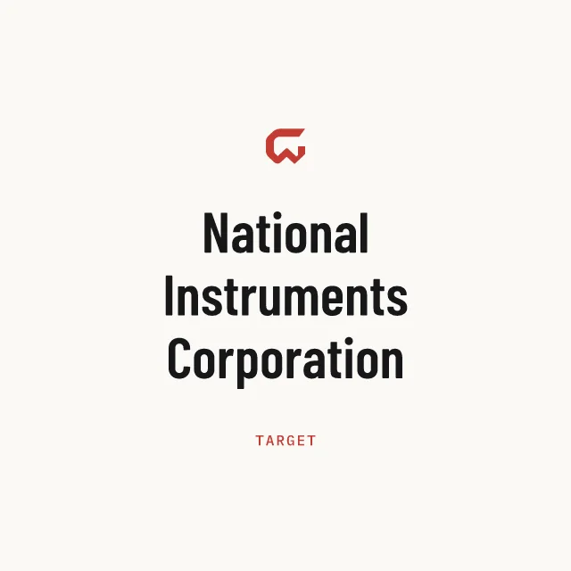 Target: National Instruments Corporation