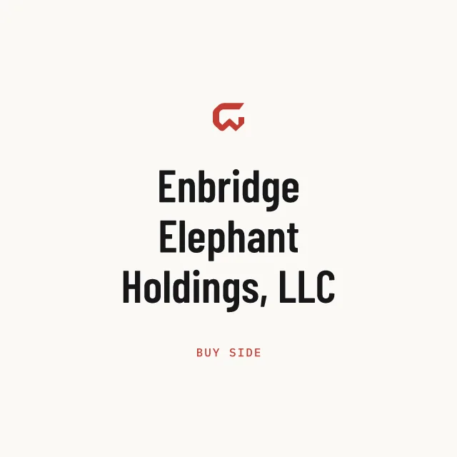 Buy side: Enbridge Elephant Holdings, LLC