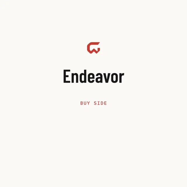 Buy side: Endeavor