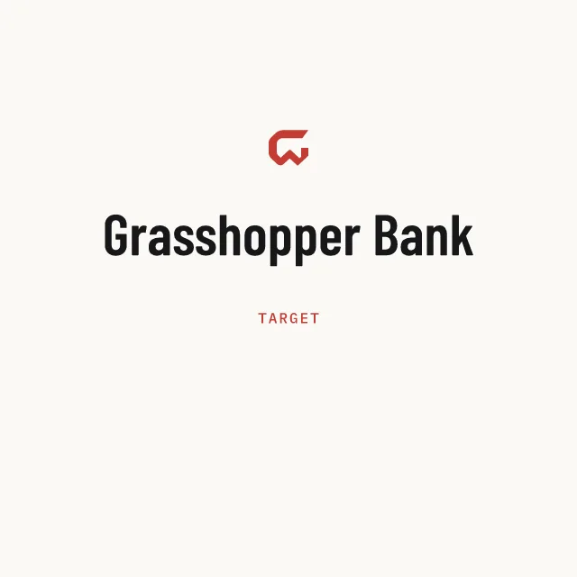 Target: Grasshopper Bank
