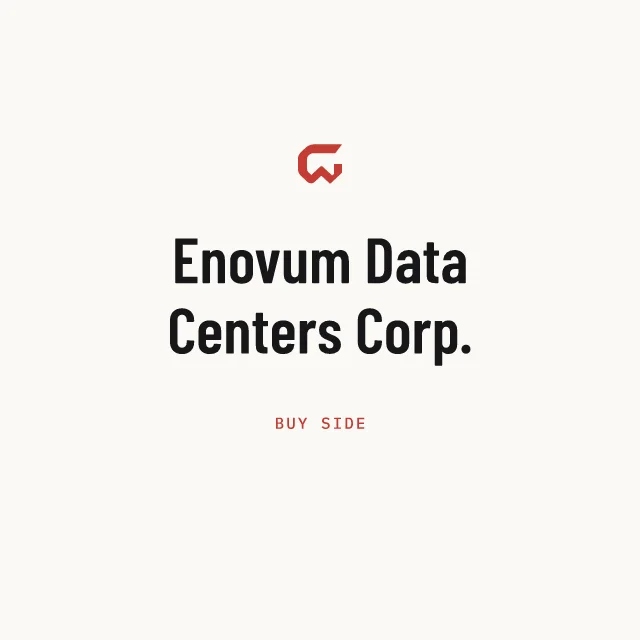 Buy side: Enovum Data Centers Corp.