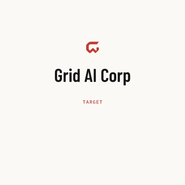 Target: Grid AI Corp