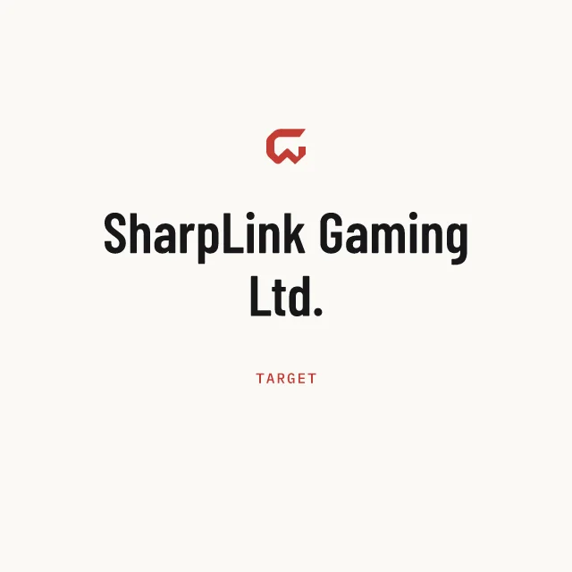 Target: SharpLink Gaming Ltd.