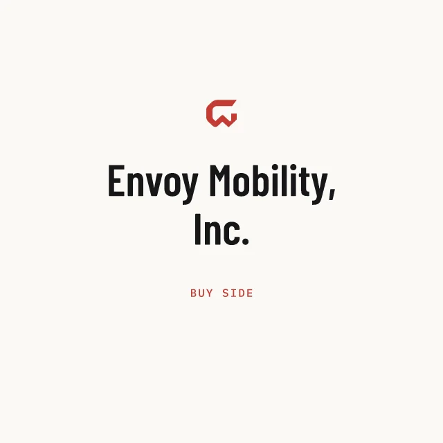 Buy side: Envoy Mobility, Inc.