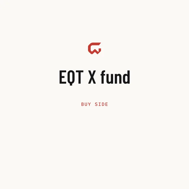 Buy side: EQT X fund