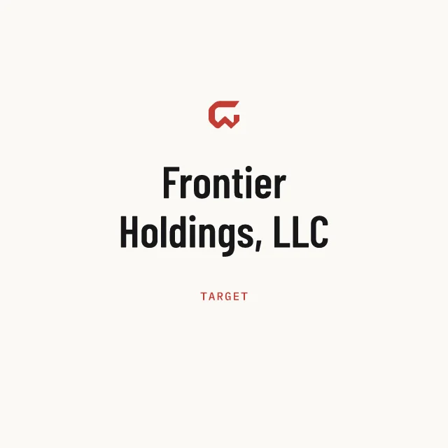 Target: Frontier Holdings, LLC