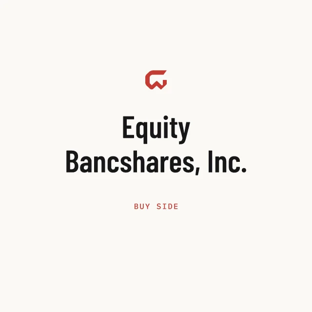 Buy side: Equity Bancshares, Inc.