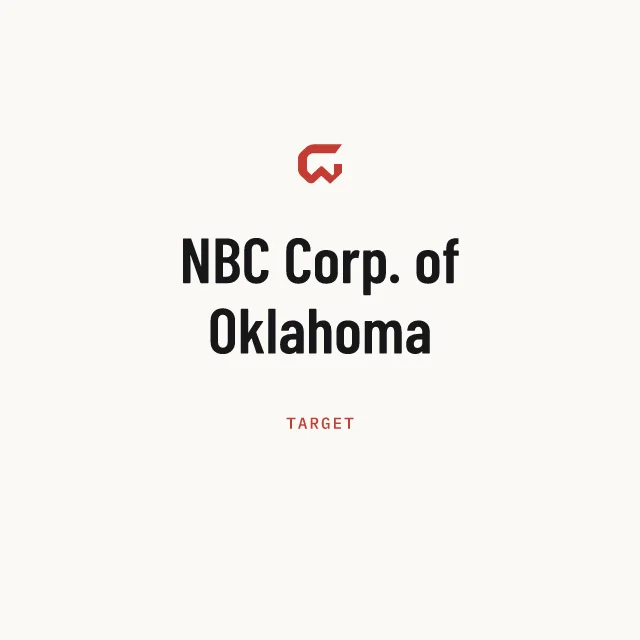 Target: NBC Corp. of Oklahoma
