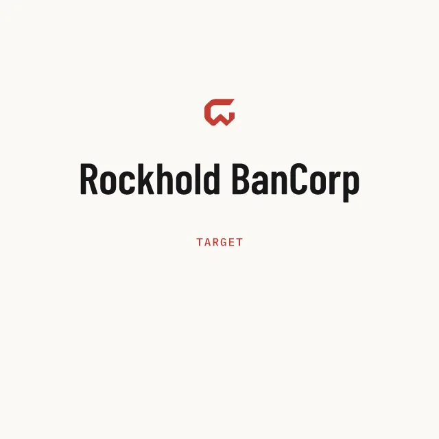 Target: Rockhold BanCorp