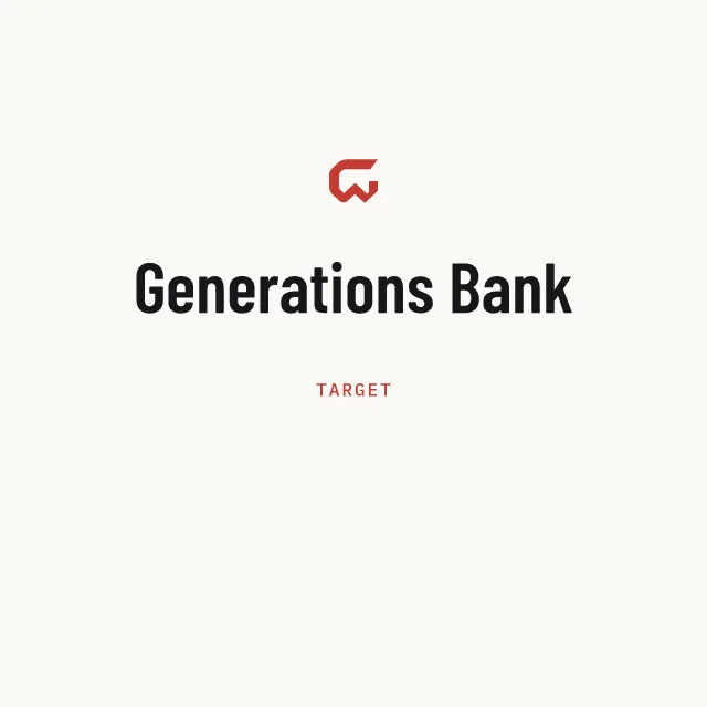 Target: Generations Bank