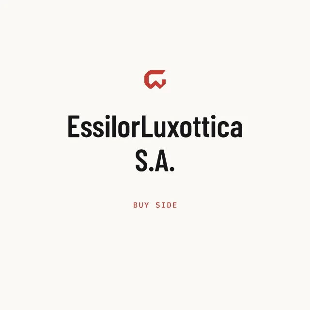 Buy side: EssilorLuxottica S.A.