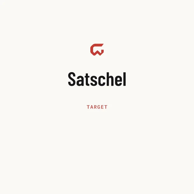 Target: Satschel