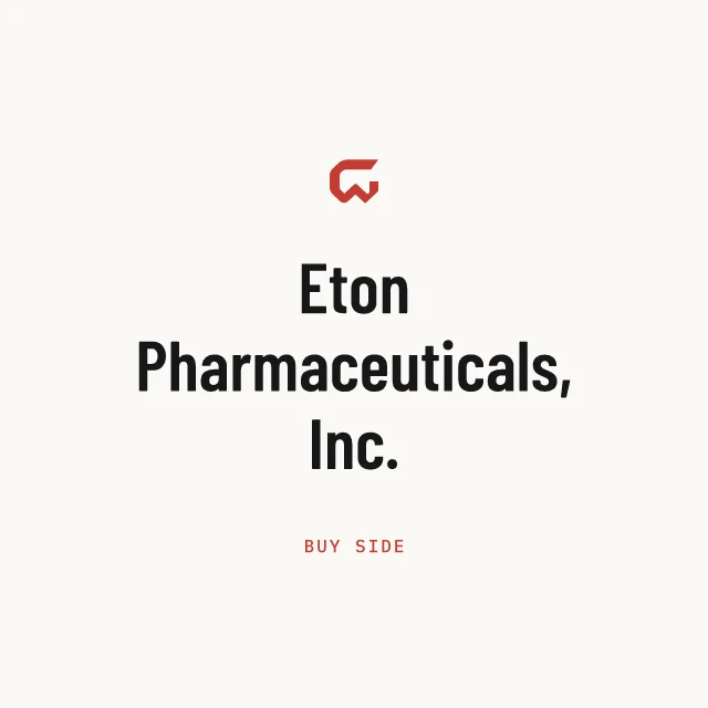 Buy side: Eton Pharmaceuticals, Inc.
