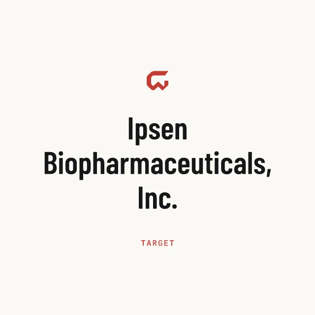 Target: Ipsen Biopharmaceuticals, Inc.