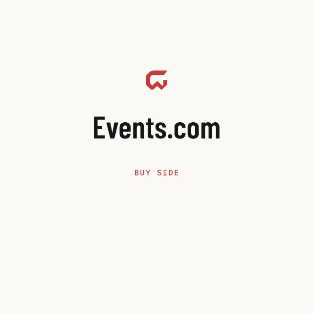 Buy side: Events.com