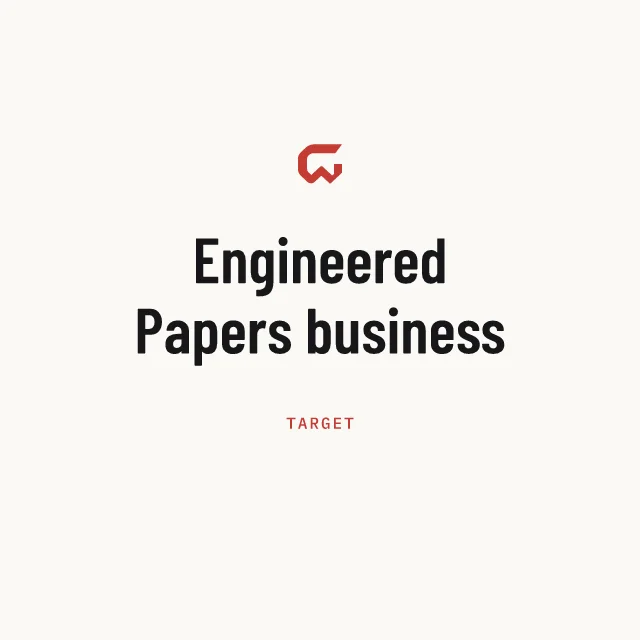 Target: Engineered Papers business