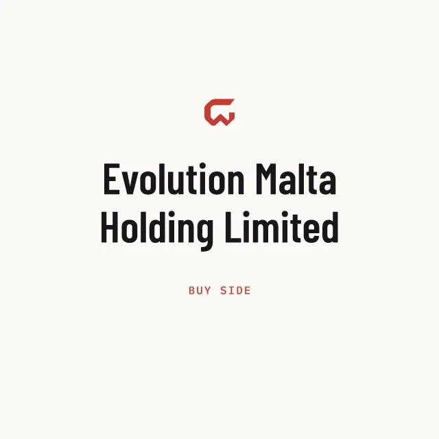 Buy side: Evolution Malta Holding Limited