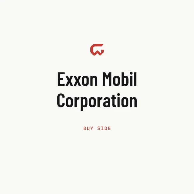 Buy side: Exxon Mobil Corporation