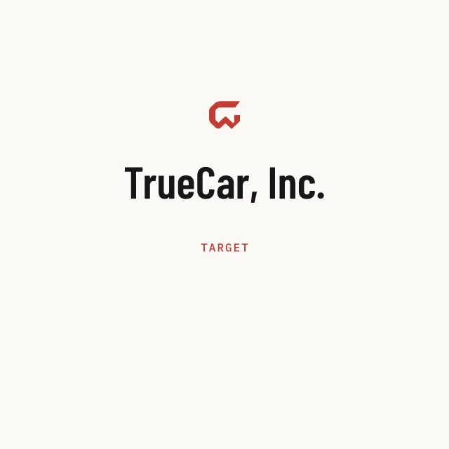 Target: TrueCar, Inc.