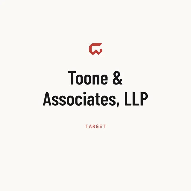 Target: Toone & Associates, LLP