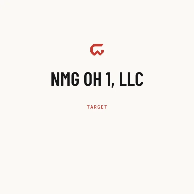 Target: NMG OH 1, LLC