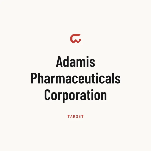 Target: Adamis Pharmaceuticals Corporation