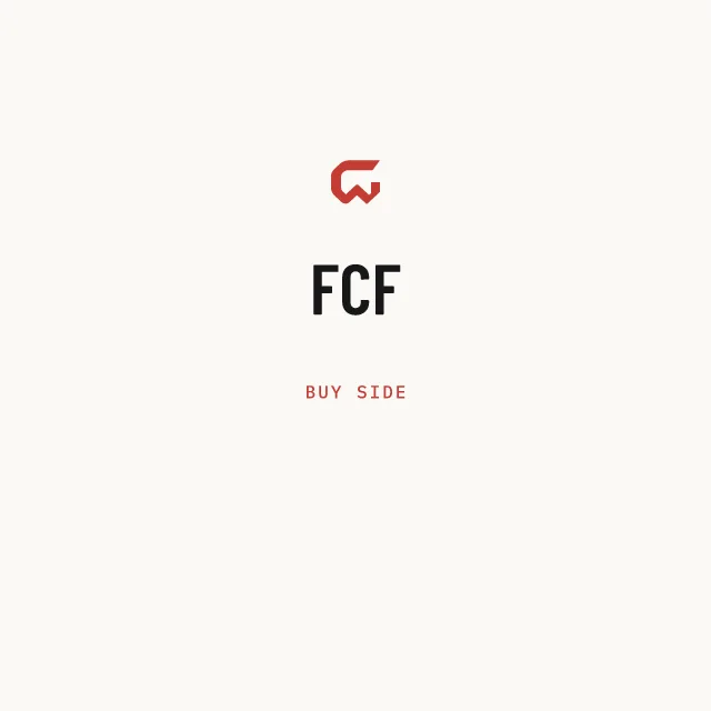 Buy side: FCF