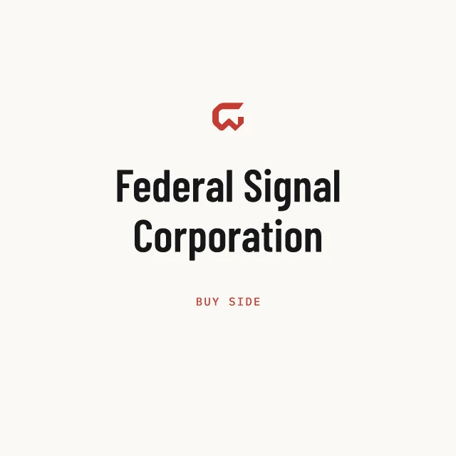Buy side: Federal Signal Corporation