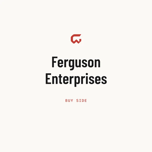Buy side: Ferguson Enterprises