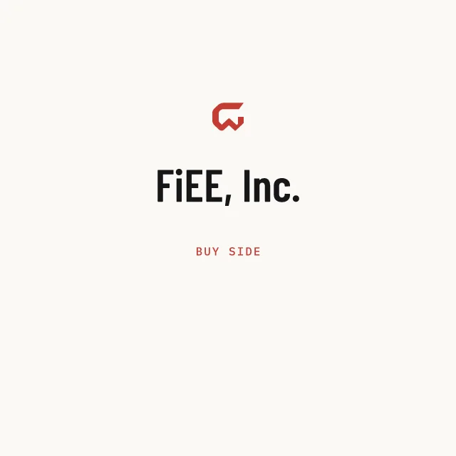 Buy side: FiEE, Inc.