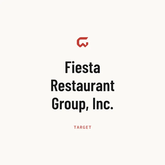 Target: Fiesta Restaurant Group, Inc.