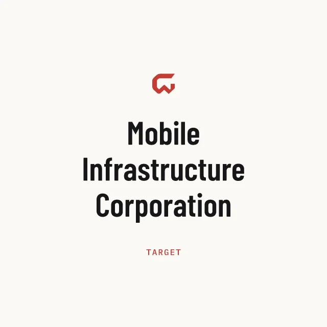 Target: Mobile Infrastructure Corporation
