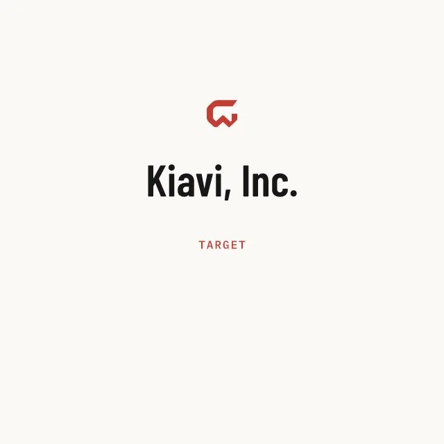 Target: Kiavi, Inc.