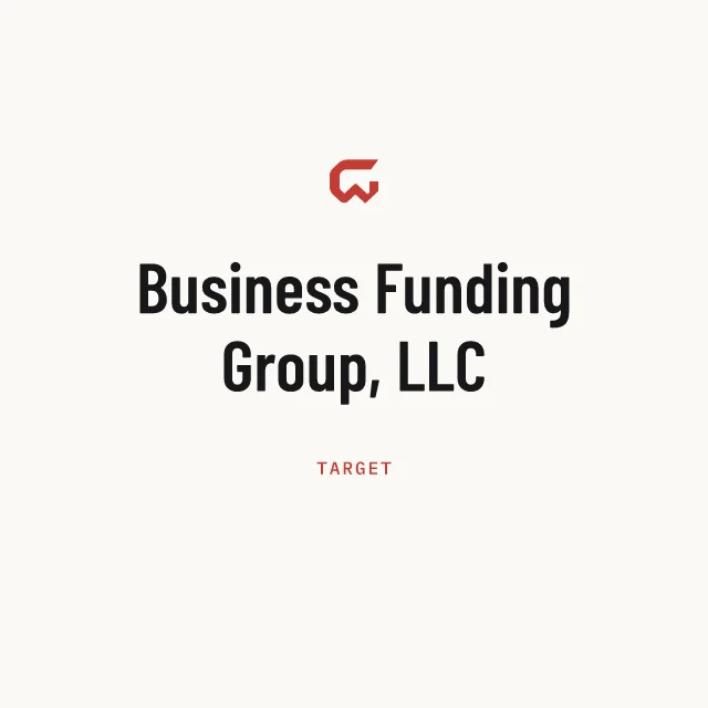 Target: Business Funding Group, LLC
