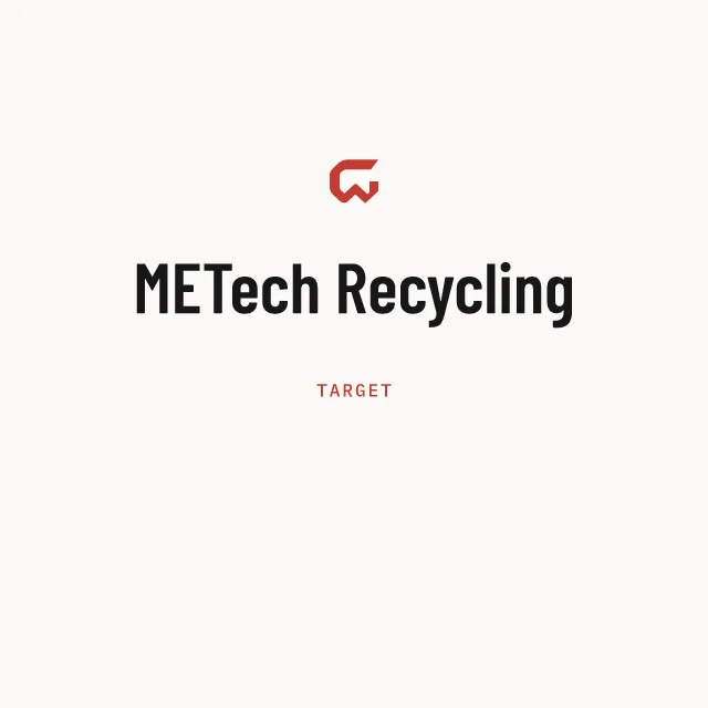 Target: METech Recycling