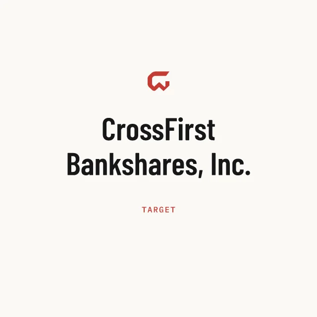 Target: CrossFirst Bankshares, Inc.